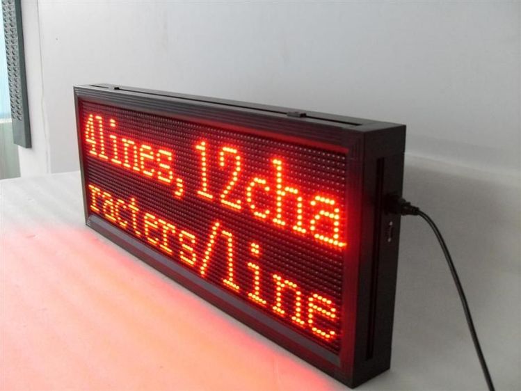 Reclame Led -programabile EXTERIOR luminoasa - STOC