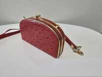 Poseta vintage de colectie marca Lorenzi piele strut