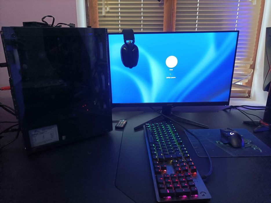 1050ti ryzen 5 4600G 16 GB RAM геймърски компютър