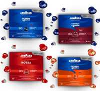 кафе LAVAZZA алуминиева капсула nespresso внос ИТАЛИЯ 80бр видове