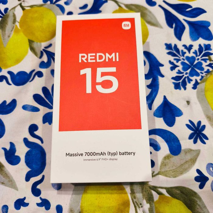 Xiaomi Redmi 15 – 6.9", 8GB/256GB – Чисто нов!