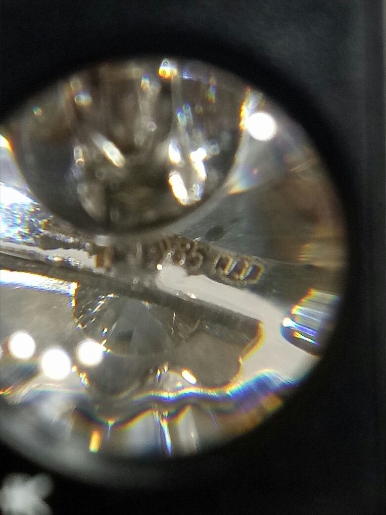 Vind cercei deosebiti din aur 14kt cu diamante 2.63ct