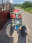 Motocultor de 7  și o remorcuta