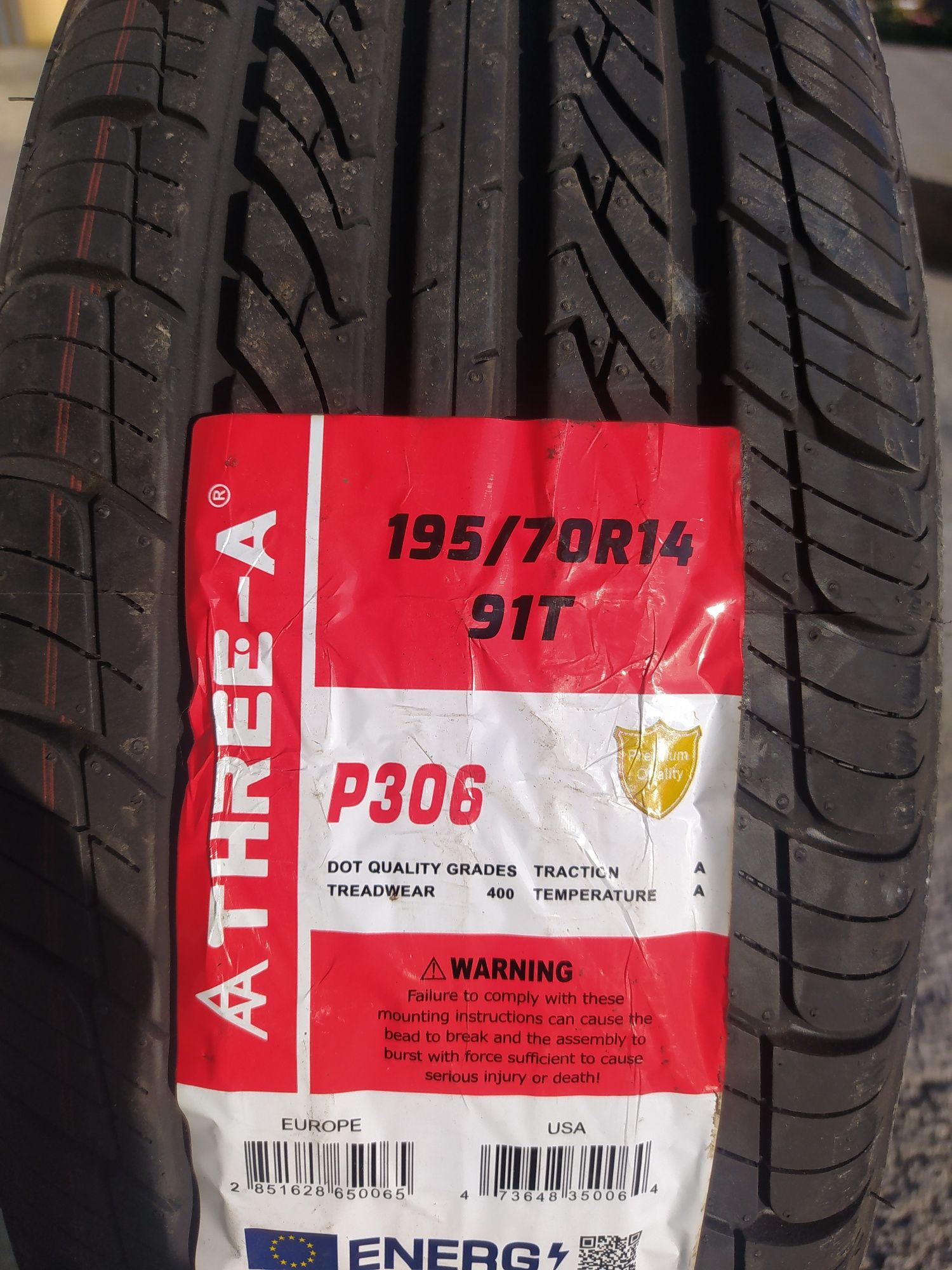 Three-A 195/70R14 P306