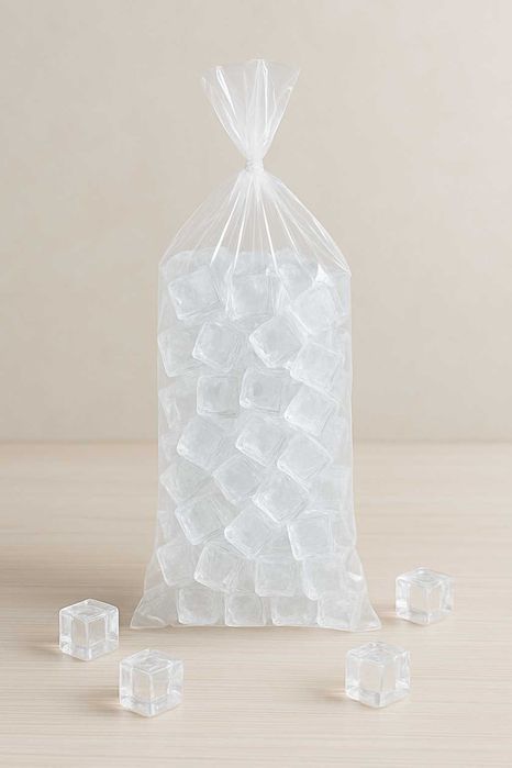 Лёд в кубиках 3 кг — по 180 тг/кг. Замороженная доставка.