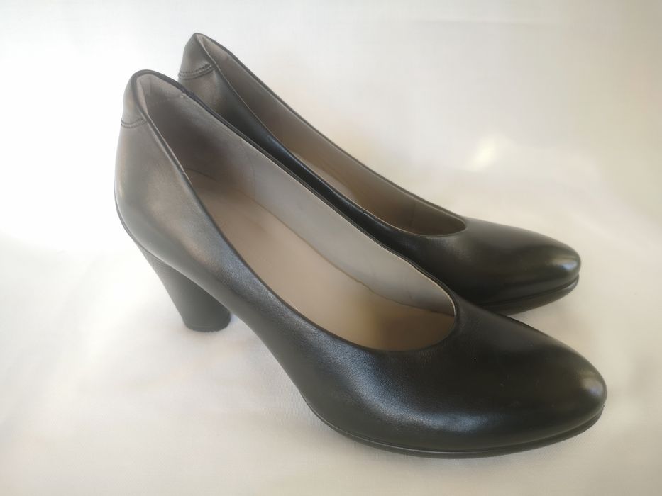 Ecco, обувки естествена кожа, номер 38