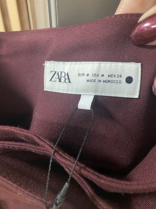 Пола ZARA бургунди