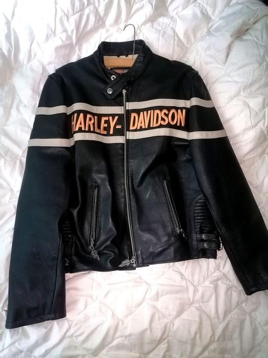 Geacă de piele Harley Davidson bărbați