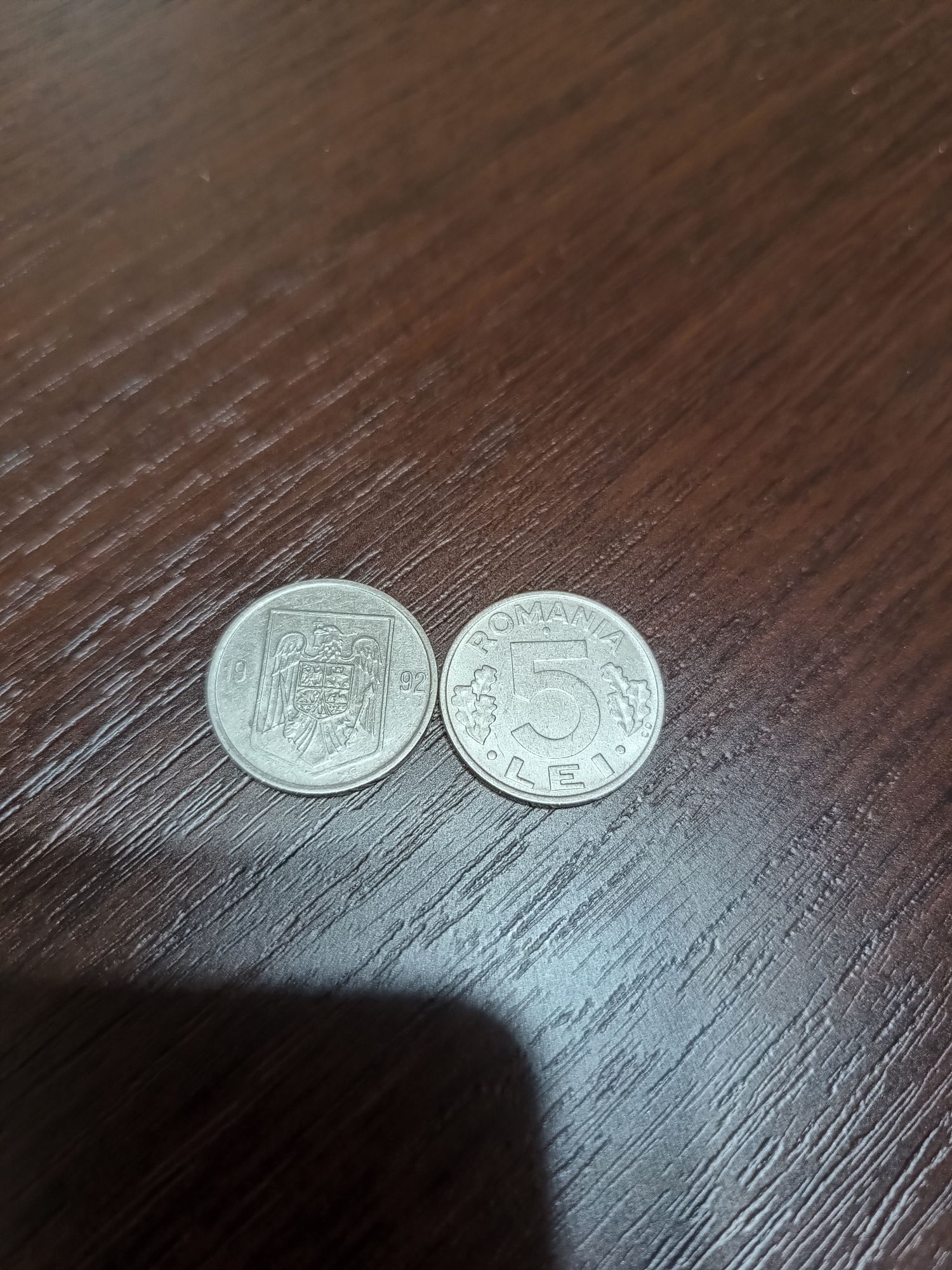 Moneda 5 lei, 1992