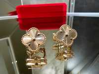 Van Cleef & Arpels VCA Rose Vintage Alhambra Clips Clover Дамски Обеци