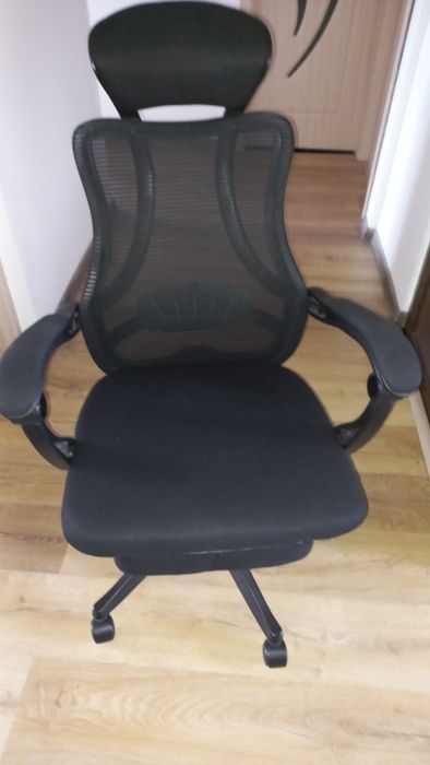Scaun de birou ergonomic, negru
