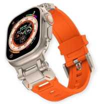 Tech-protect delta pro каишка за apple watch ultra 1/2 - orange/titani
