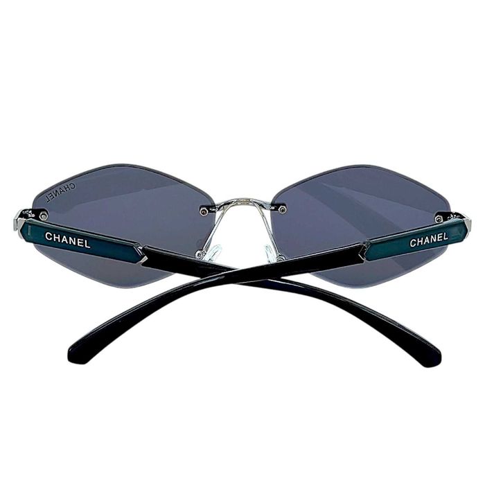 Chanel дамски изчистени слънчеви очила 2026 с ромбоидни стъкла