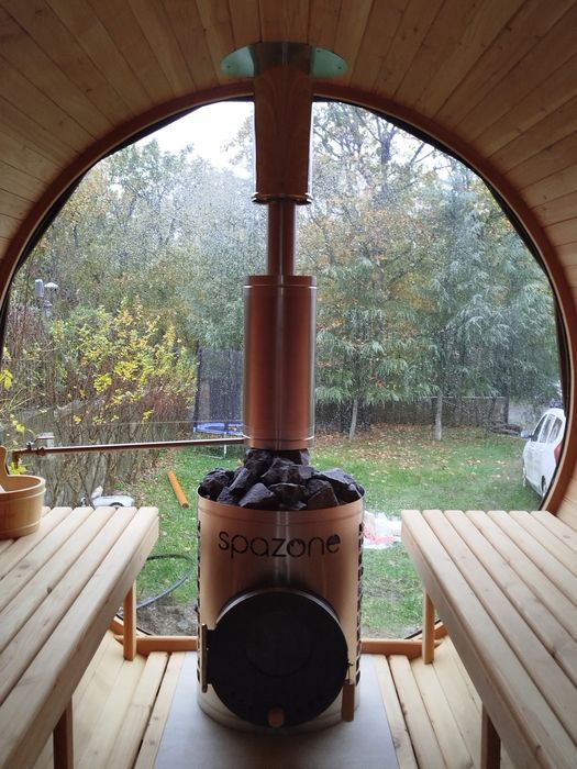 Сауна тип бъчва, руска баня ,парна баня,външна сауна