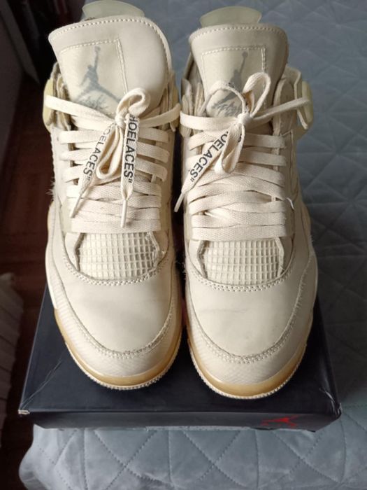 Jordan 4 Off-White Sail