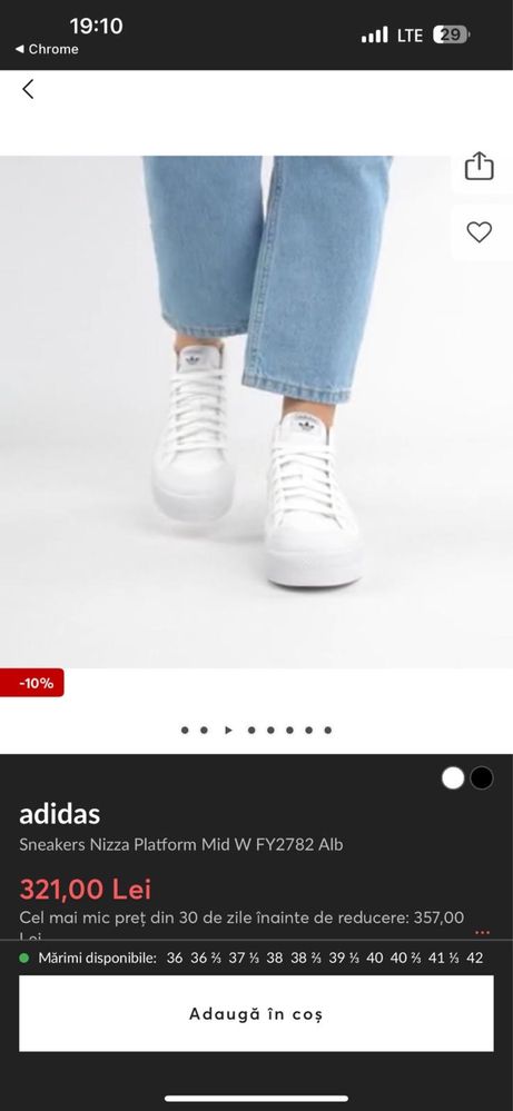 Adidasi femei Adidas Nizza , marime 40