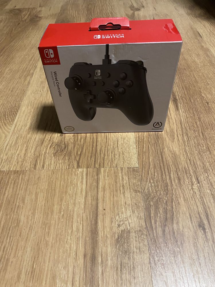 Controler cu fir PowerA pentru Nintendo Switch - Negru Original,nou