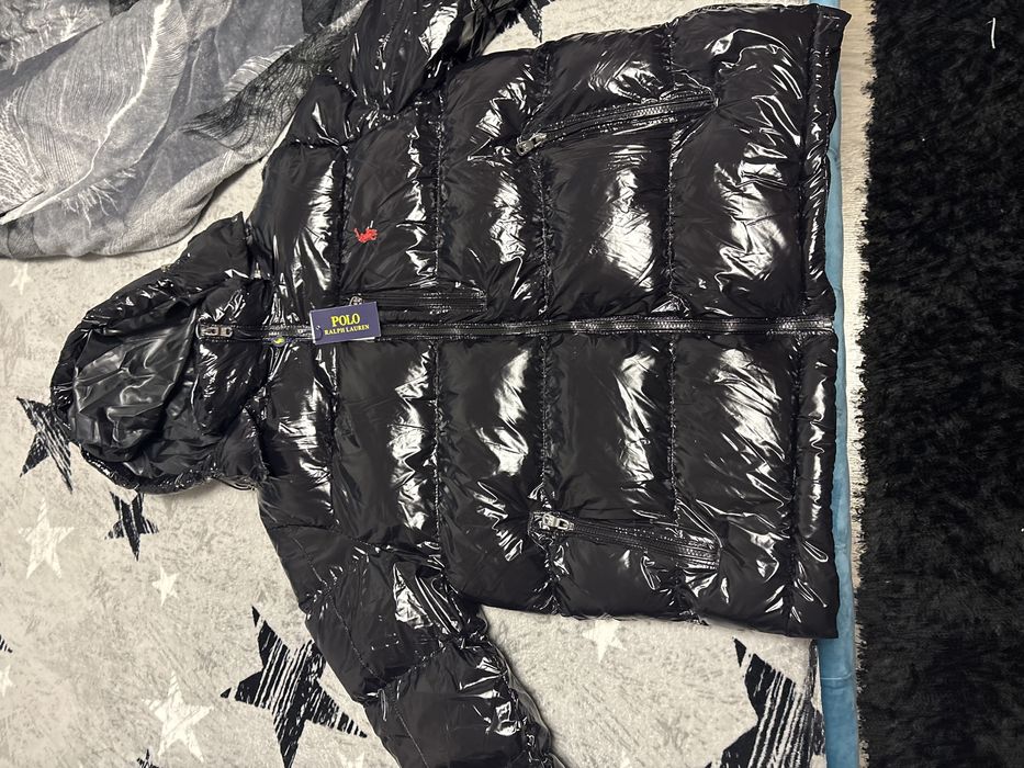 Geaca neagră Polo Ralph Lauren