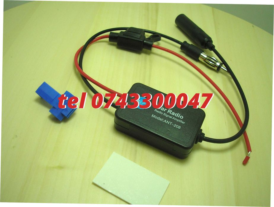 Amplificator Pentru Semnal Antena Radio Auto Camioane Etc Fm 12v