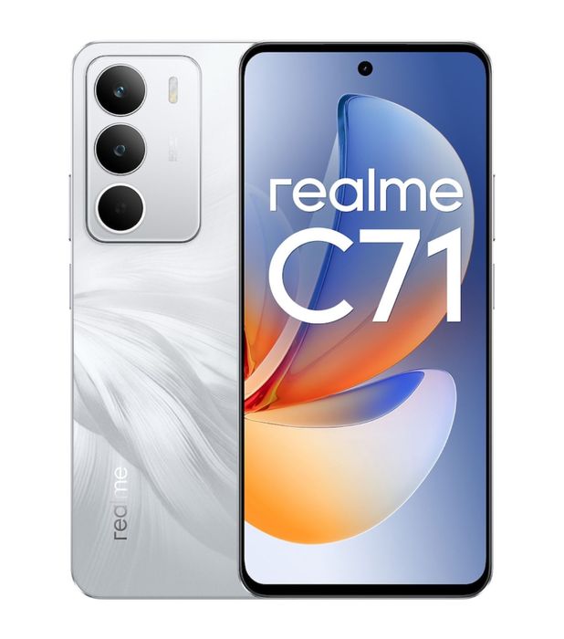 Realme C71  8gb ram 256gb stocare alb -white swan nou sigilat