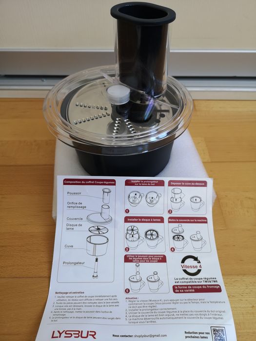 Accesorii robot bucatarie blender cuter Lysbur noi