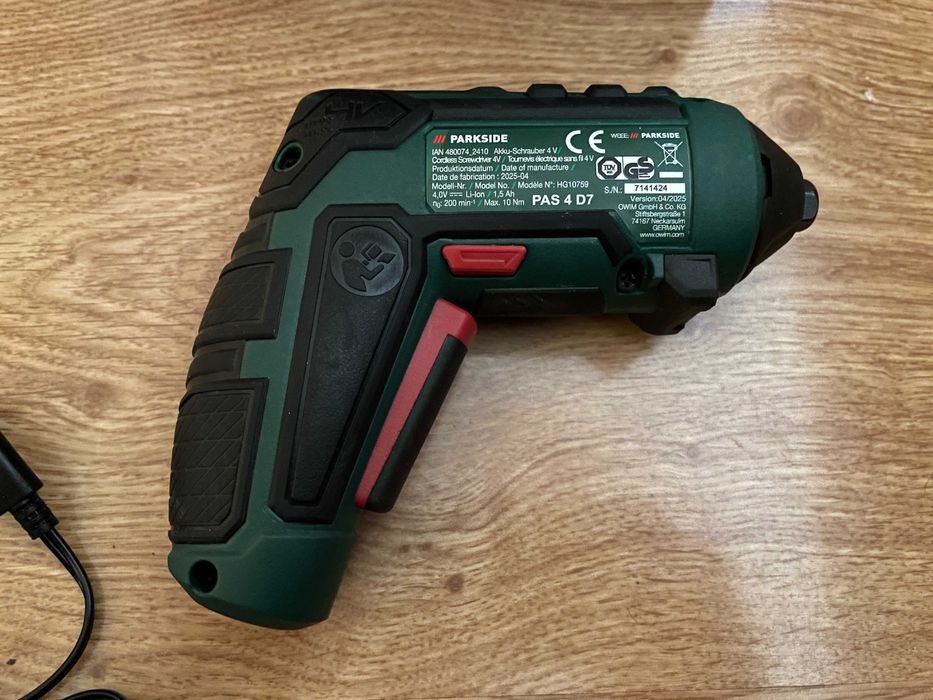 Акумулаторна отвертка PARKSIDE 4V  PAS 4 D7