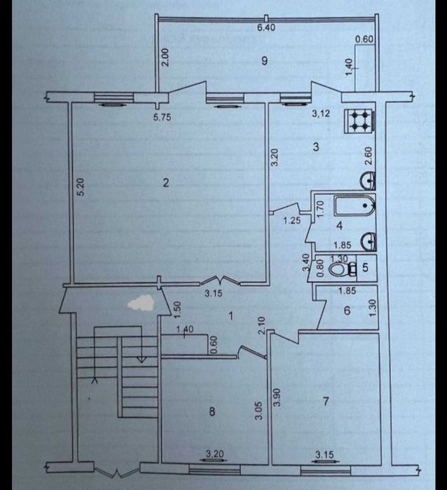 Продам свою 3(4)/4/5 ЮА 19 кв