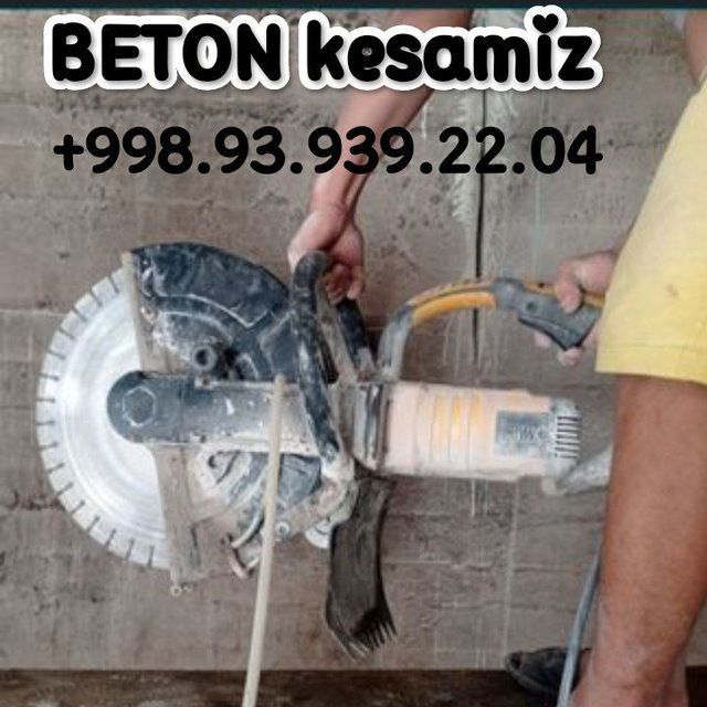 Beton teshamiz har xil razmerda