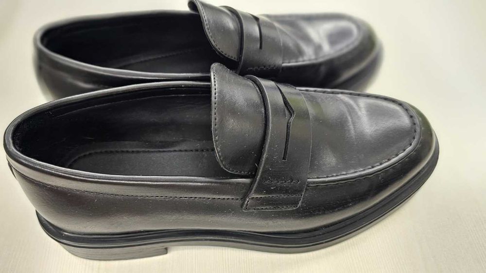 MOCASINI ELEGANȚI ZARA adulți- băieți- adolescenți, mărimea 39, negri
