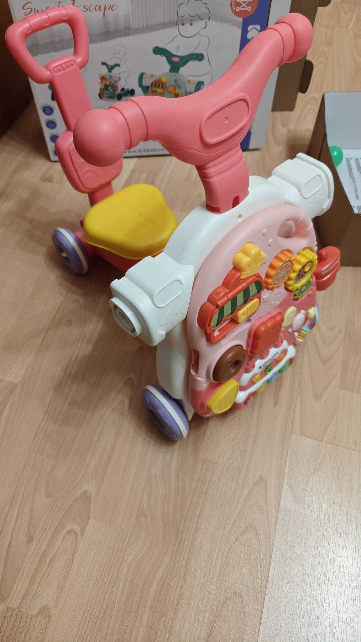 Проходилка Kikka Boo Sweet Escape 4 в 1, цвят Pink