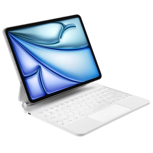 Husa tastatura iPad Air 10.9 / Pro 11 cu trackpad, iluminata