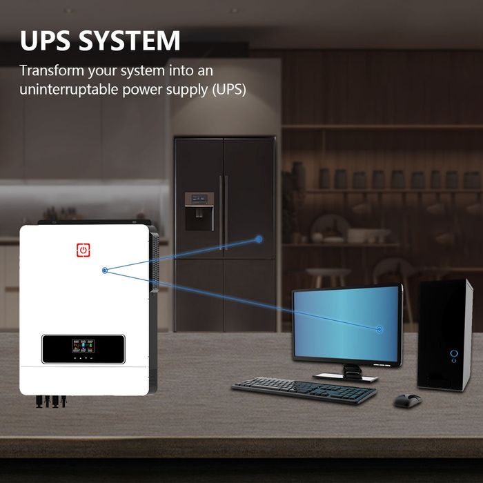 10.2KW 48V соларен хибриден инвертор Off-Grid MPPT 160A PV Max 500V