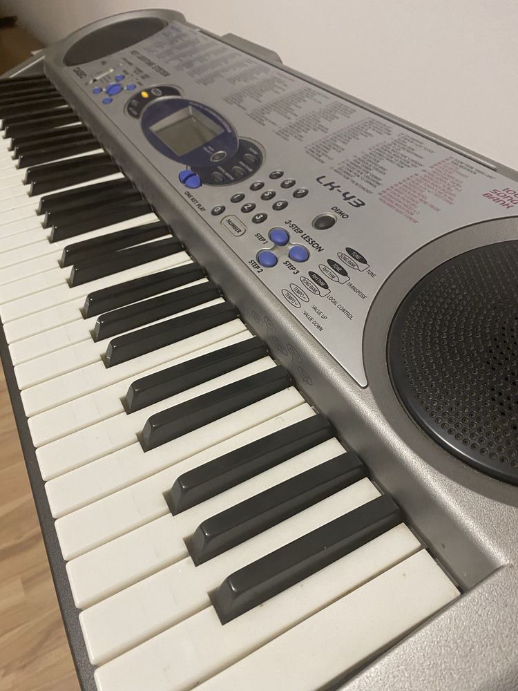Orga/ Pian Casio LK -43 perfect functional predare personala