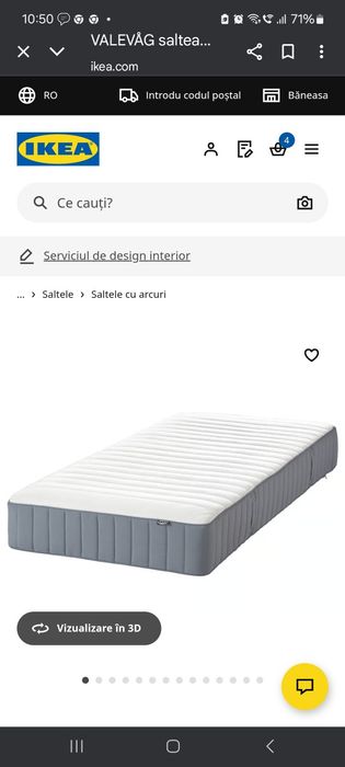 Vând paturi de 1 persoană