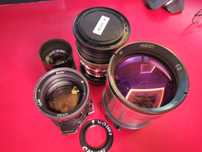HELIOS-40 1.5/85mm, Cyclop 85mm 1.5, Helios 53mm f2, P-6M 12Cm, f1.6