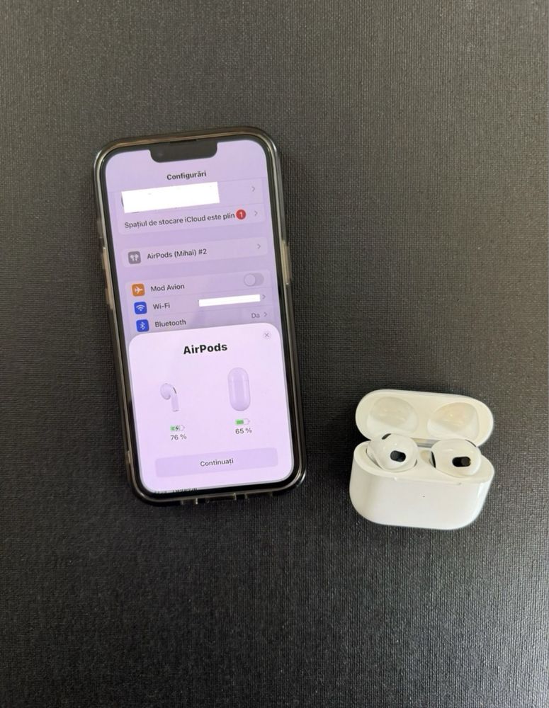 AirPods 3 – Sunet clar, design modern, conectivitate perfectă