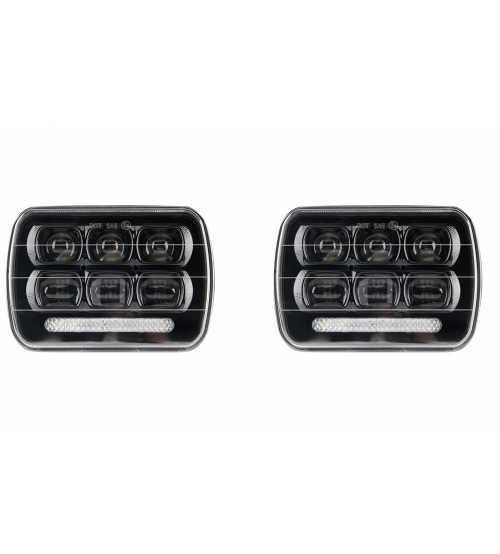 faruri auto 5x7 inch alimentare 12-24v