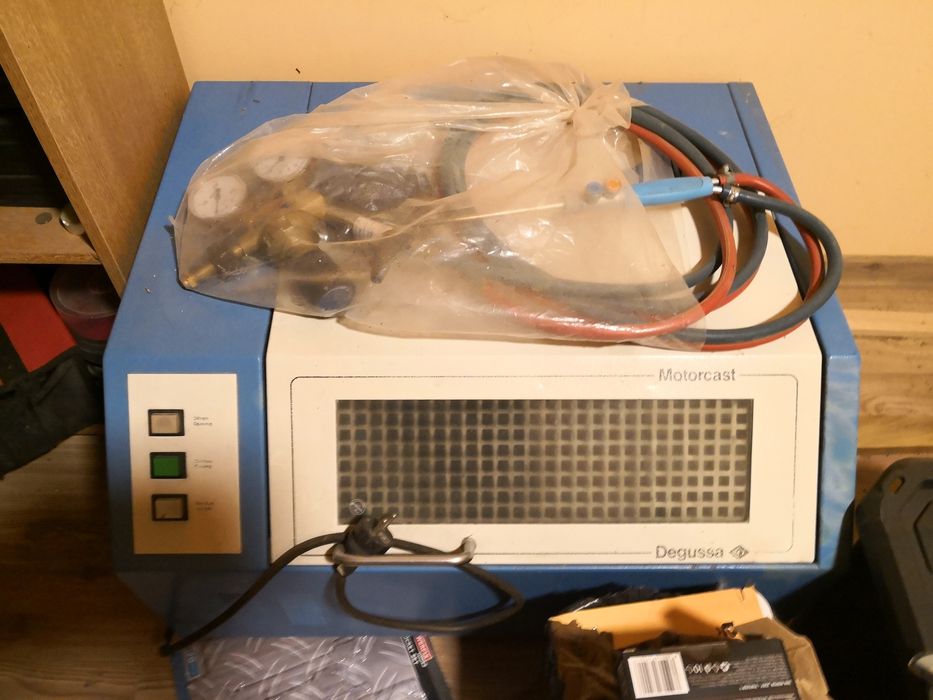 Centrifuga Degussa +brenner cu regulator oxigaz