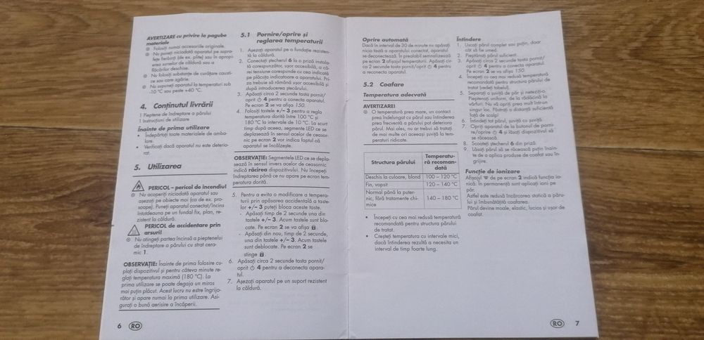 SilverCrest Perie pentru îndreptat părul