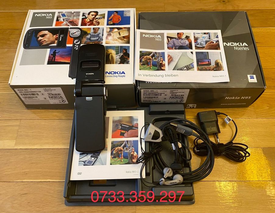 Nokia N93 BLACK ! Full Box ! RARITATE Vintage colectie