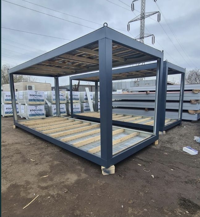 Vand container Modular Birou Terasa cadre metalice Birou