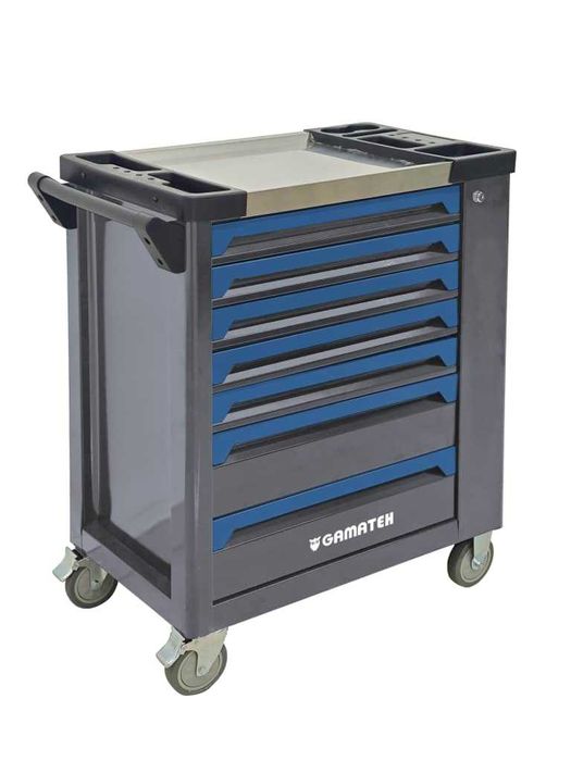 Количка за инструменти оборудвана с 258 броя инструменти