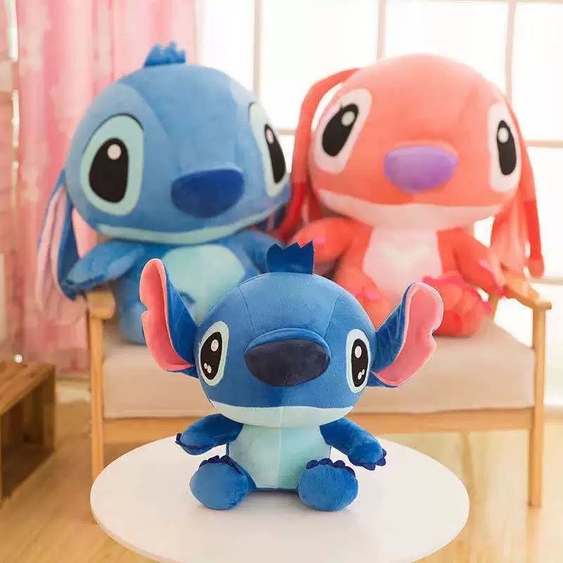 Jucarie de plus, Lilo & Stitch XL 45 cm, roz, NOU