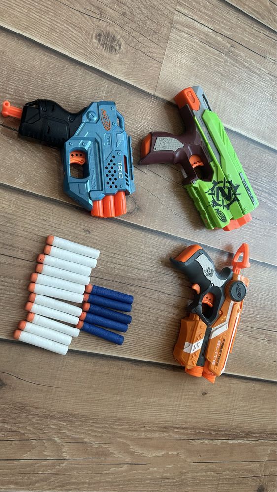 Nerf оригинал. В идеале. Все 3 по цене 1