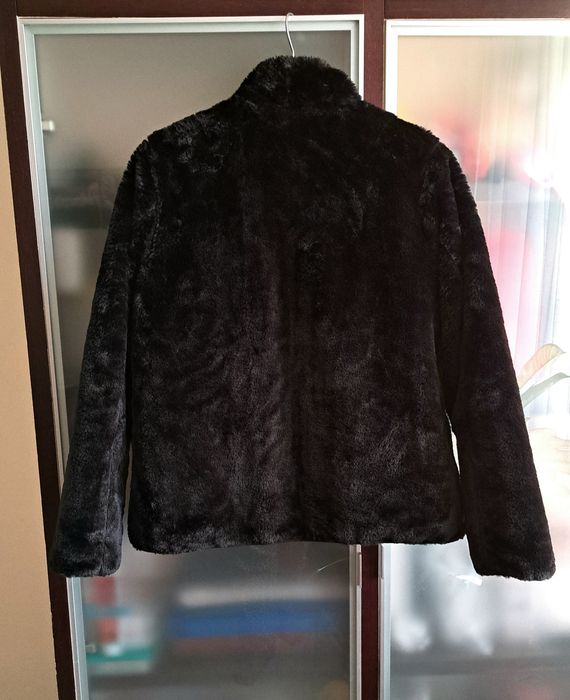 Geaca puffer cu doua fete, blana si matlasata