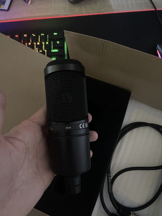 Audio-Technica AT2020 Microfon cu condensator pentru studio