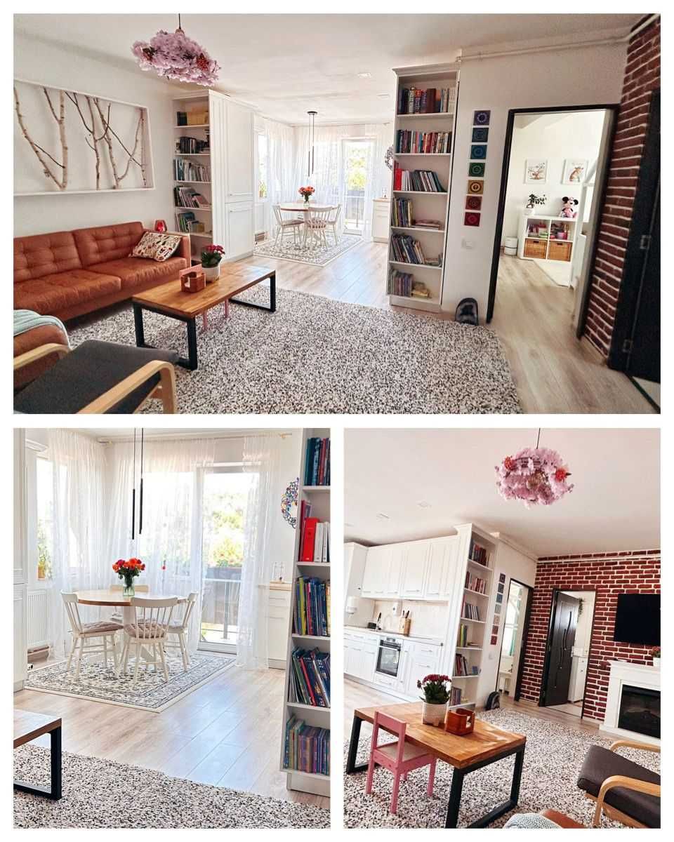 Apartament 3 camere, bloc tip vila, mobilat si utilat complet