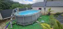 Piscina bestway curte 4mx2.2mx1m