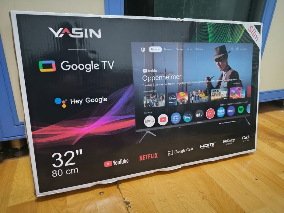 НОВЫЙ Yasin 81 см smart tv телевизор