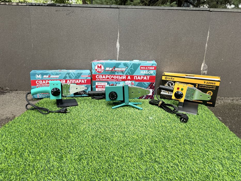 Утюги для пайки пластиковых труб разные